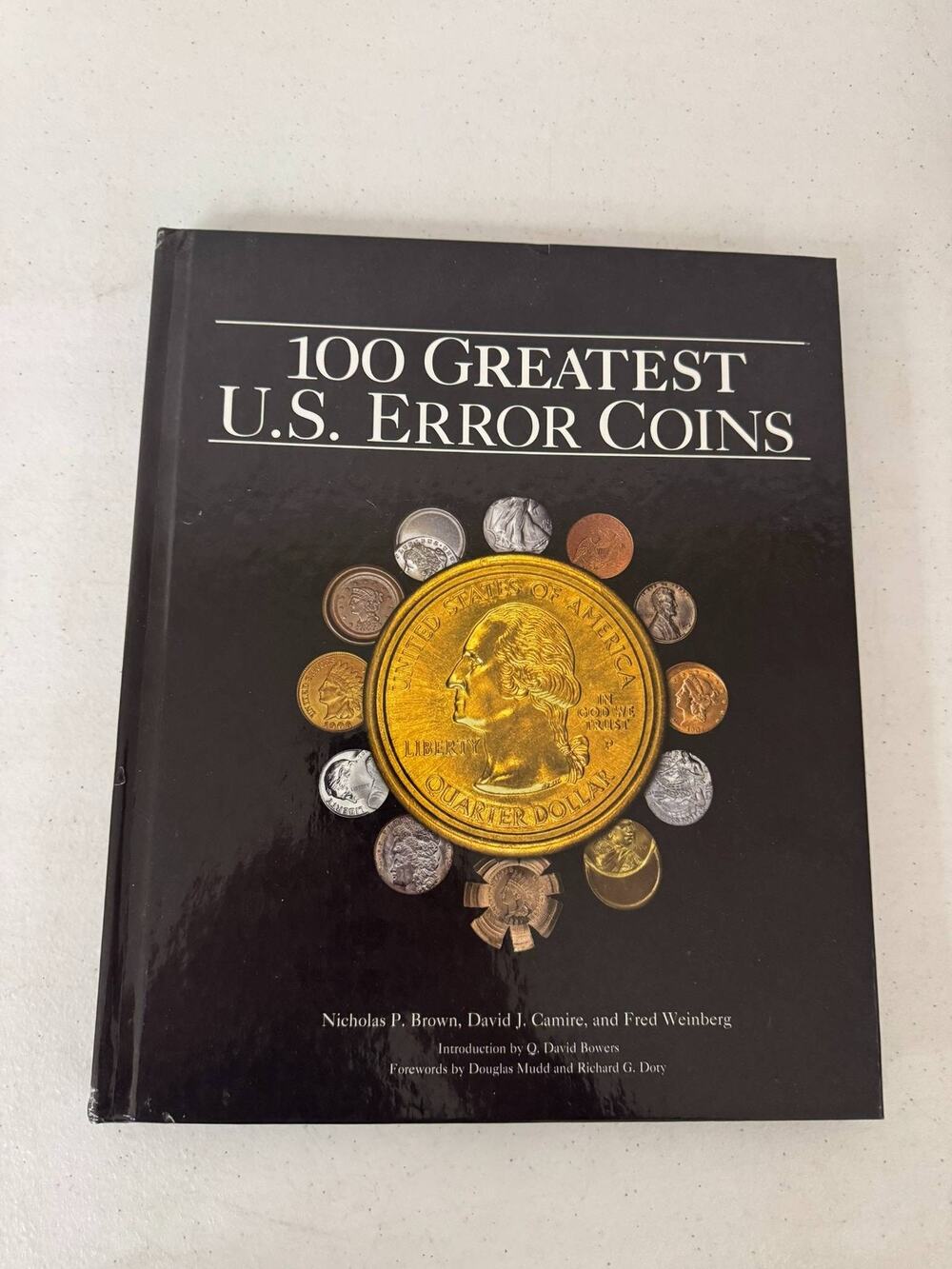 100 Greatest U.S. Error Coins Book Nicholas P. Brown David J. Camire Whitman